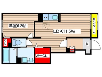 間取図 ジャルダン三七