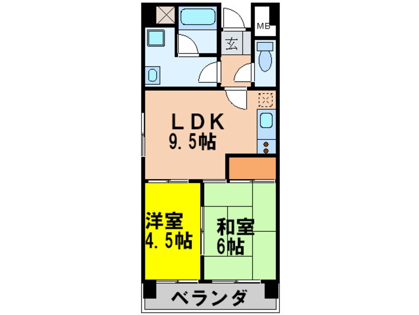 間取図 センチュリー栄