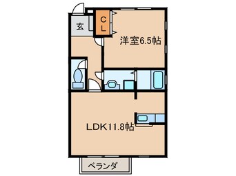 間取図 アンフォーレ