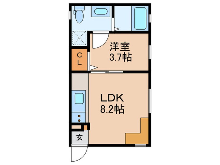 間取図 LeGioieささしまライブ駅2