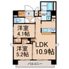 Ｚ・Ｒ東別院 2LDKの間取り