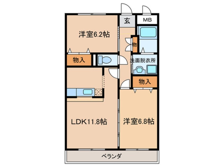 間取図 フォレスタ神ノ倉