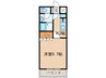 ブライトＡ 1Kの間取り