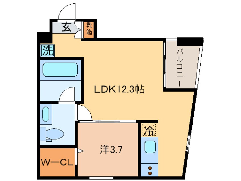 間取図 シャトーアンドホテル名駅南Ⅱ