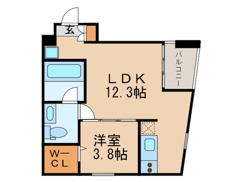 間取図 シャトーアンドホテル名駅南Ⅱ