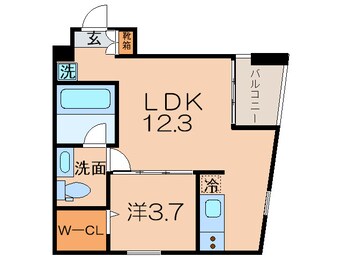 間取図 シャトーアンドホテル名駅南Ⅱ