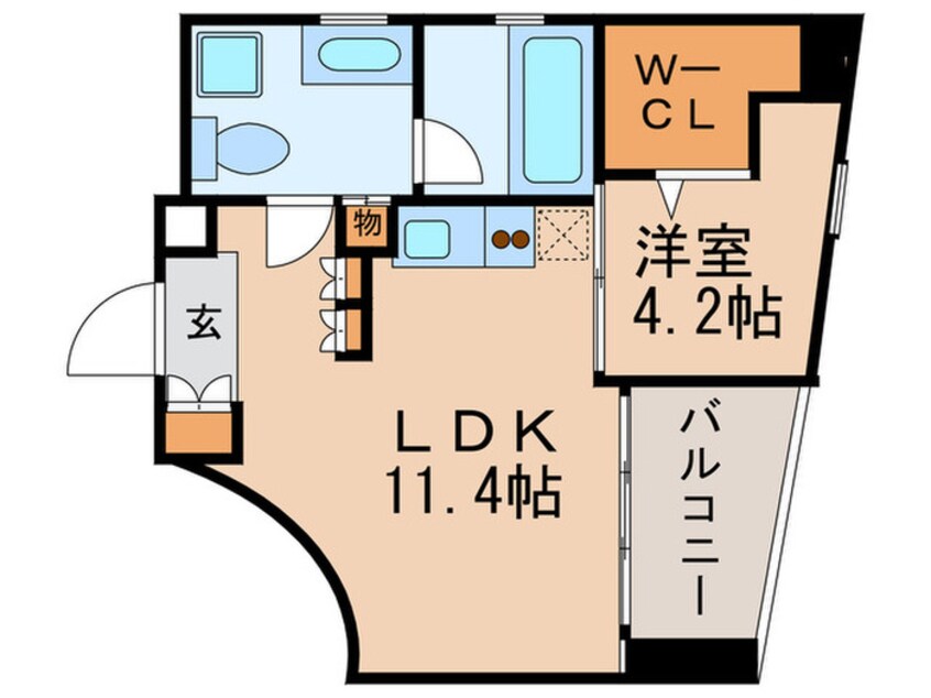 間取図 シャトーアンドホテル名駅南Ⅱ