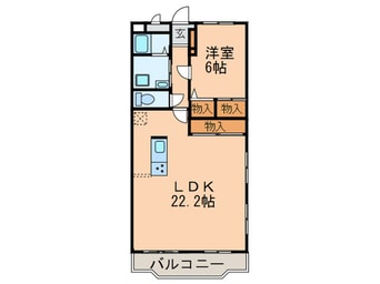 間取図 クオ－レコウヨウ