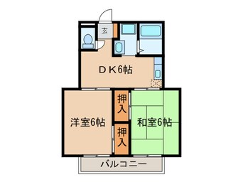 間取図 ウイング竹田