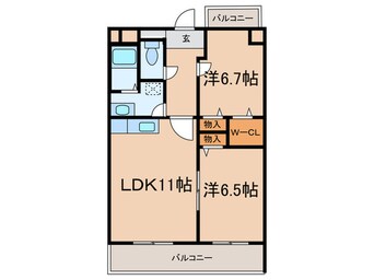 間取図 サンライズ八熊