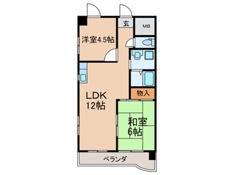 間取図 マンション　ソレック
