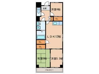 間取図 第２奥村マンション