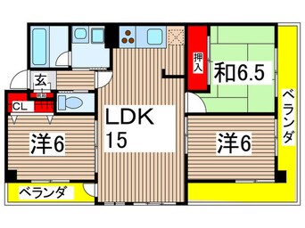 間取図 ファ－ストステ－ジ清水ヶ岡