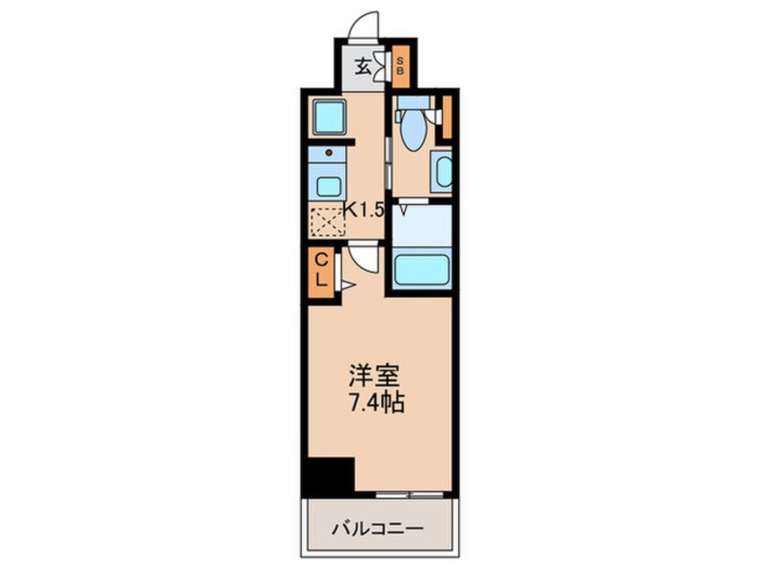 間取図 Ｐａｒｋ　Ａｘｉｓ丸の内