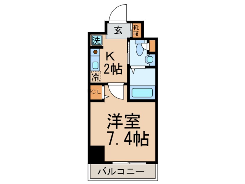間取図 Ｐａｒｋ　Ａｘｉｓ丸の内