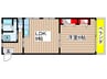 マルトシビル 1LDKの間取り