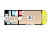 メゾン　アソシエ鶴舞 1Kの間取り