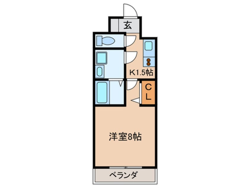 間取図 ﾌﾟﾚｻﾝｽ栄モード(702)