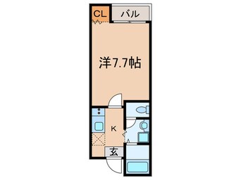 間取図 クレフラスト大杉町Ａ棟