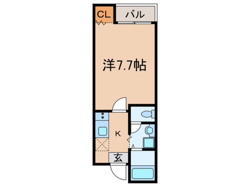 間取図 クレフラスト大杉町Ａ棟