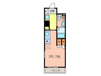 間取図 パ－クアクシス名駅南