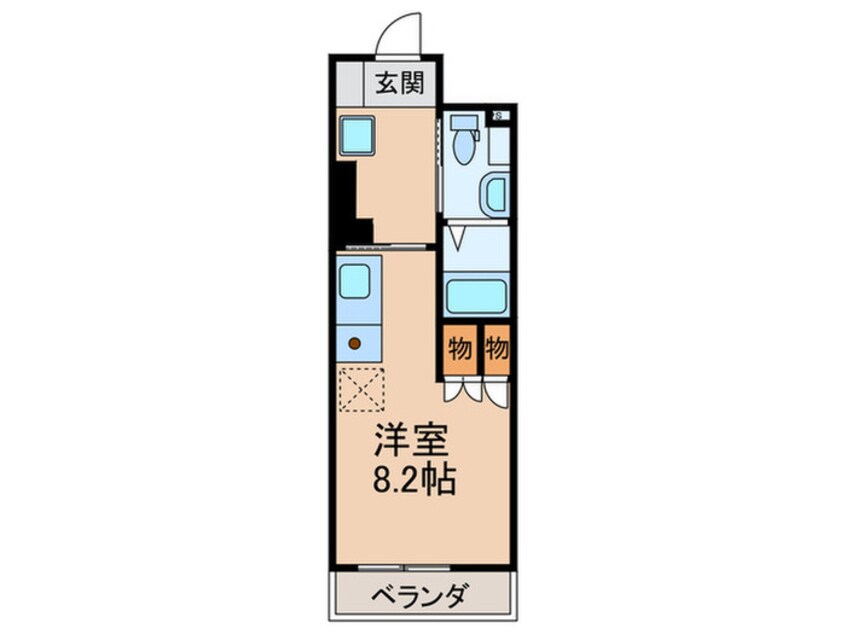 間取図 パ－クアクシス名駅南
