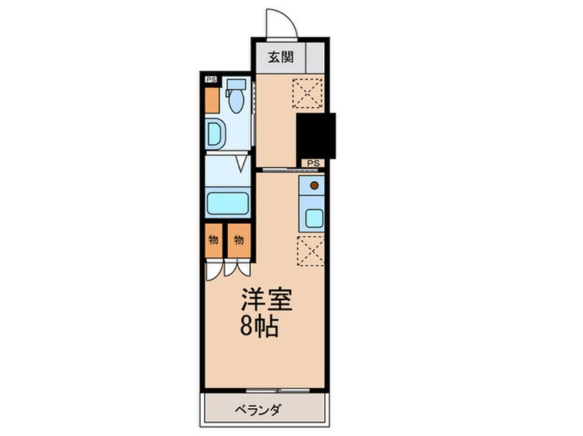 間取図 パ－クアクシス名駅南