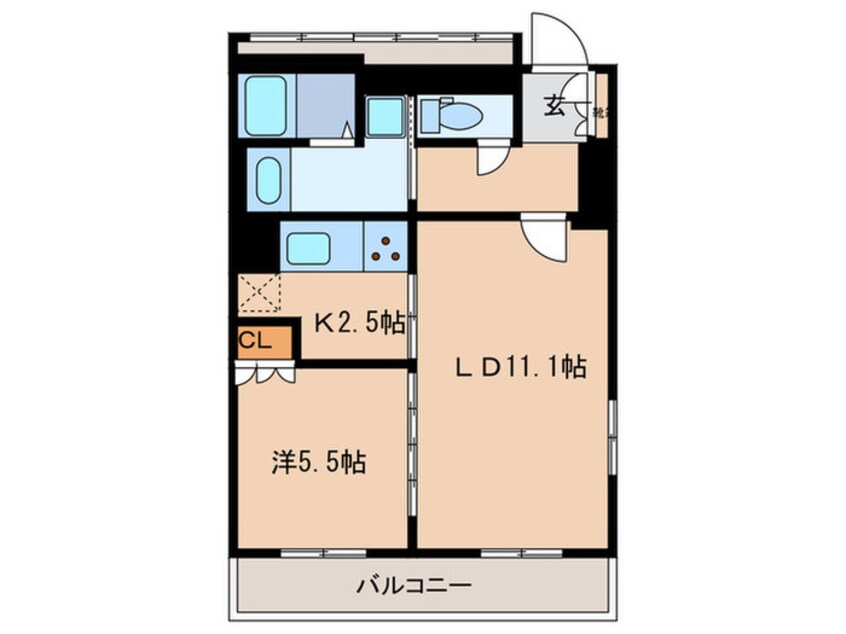 間取図 パ－クアクシス名駅南