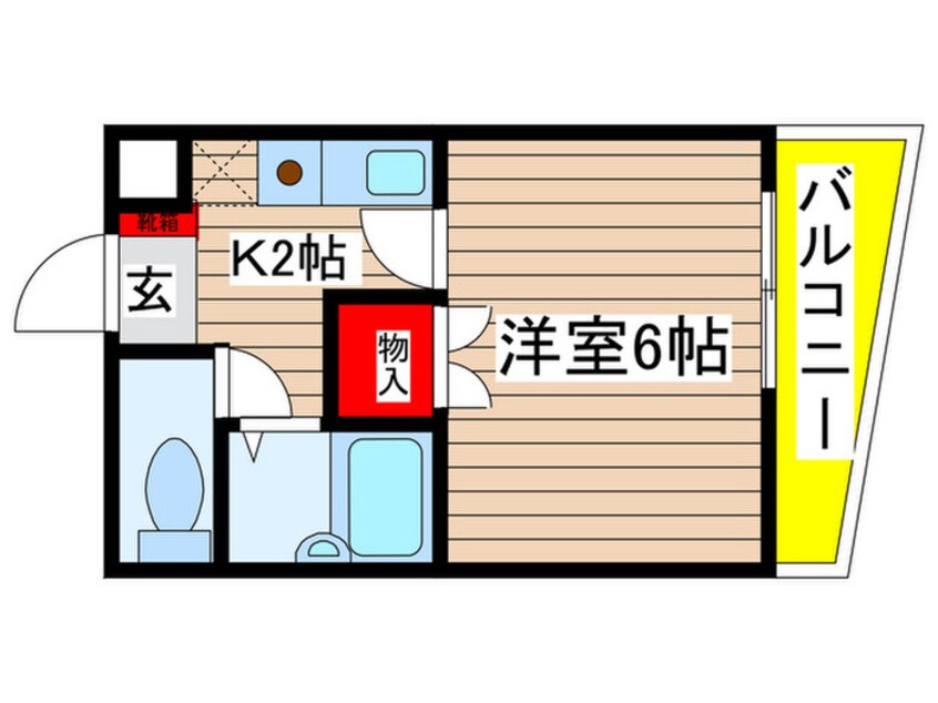 間取図 セントラルハイツ中野本町