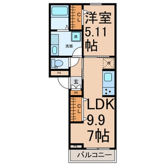 間取図 エスポワール名駅