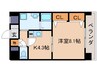 メゾン　ドゥ　城北　 1Kの間取り