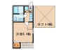 GreenCourt 1Kの間取り