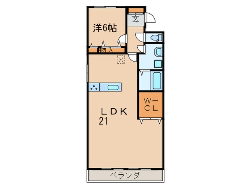 間取図 キャッスル東栄Ｂ棟