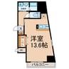 グランツ東別院 1Rの間取り