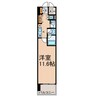 CASA+α名駅南 1Kの間取り