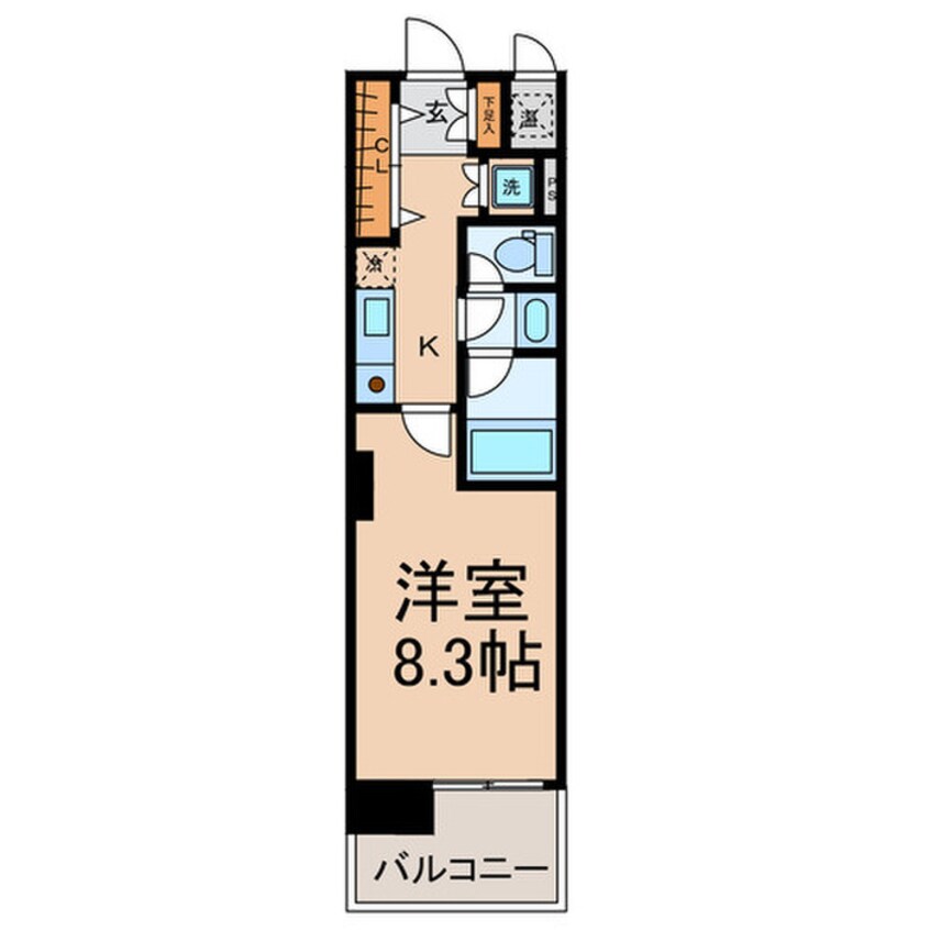 間取図 CASA+α名駅南