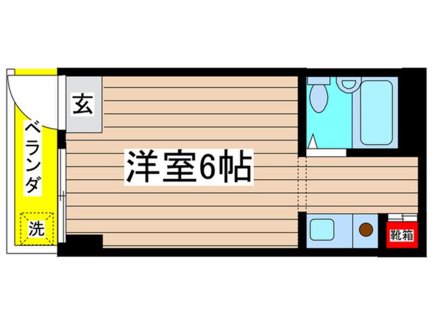 間取図 ＨＯＵＳＩＮＧ １０１