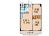 オリンピア ７５ 2LDKの間取り