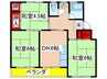 なるみｸﾞﾘｰﾝｺｰﾎﾟ２号棟（401） 3DKの間取り