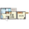 フロースハイム 1Rの間取り
