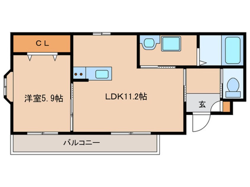 間取図 キャピタルＴＥＤＹ