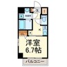 プランドール名駅 1Kの間取り