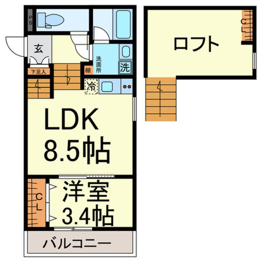 間取図 FAMILY STAGE川名Ⅱ
