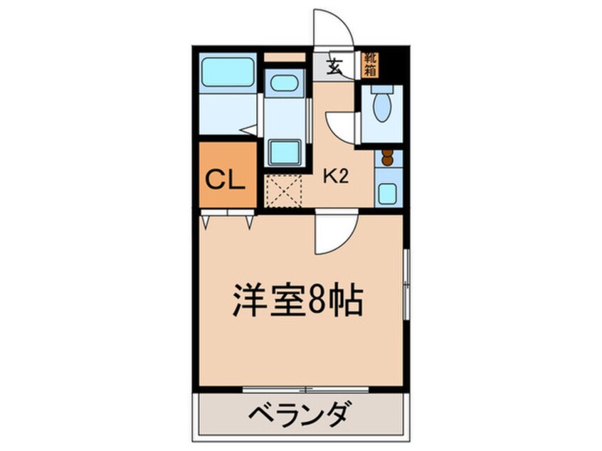 間取図 ｱﾝﾌﾟﾙｰﾙ　リーブル　ルーアン