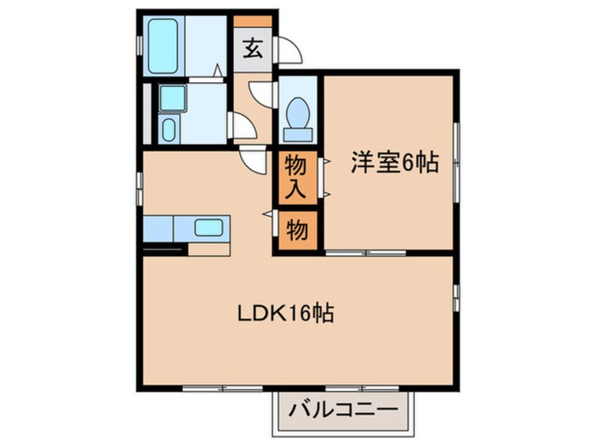 間取図 サクスィード・ワイズ・ロード