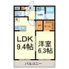 A・City常滑原松 1LDKの間取り
