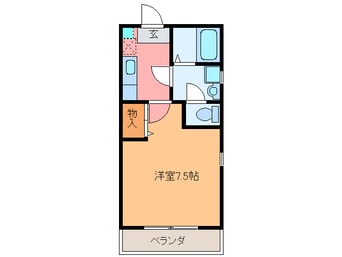 間取図 クレフラスト更屋敷Ⅱ