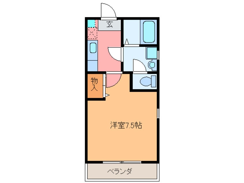 間取図 クレフラスト更屋敷Ⅱ