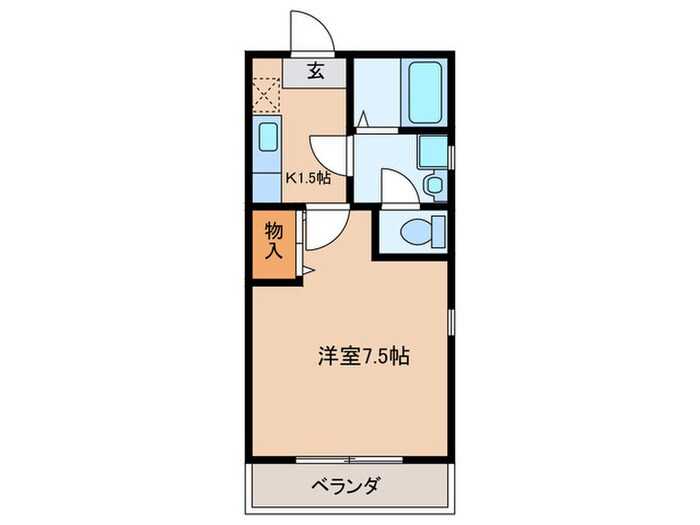 間取り図 クレフラスト更屋敷Ⅱ