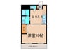 セレーサ 1DKの間取り